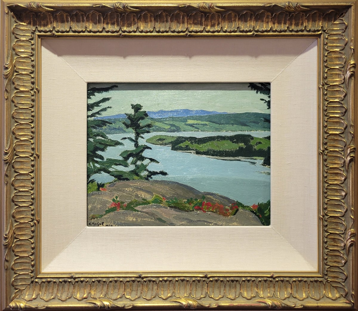 The Saguenay Near Chiccutimi (Chicoutimi) by Edwin Holgate (1892 – 1977) 