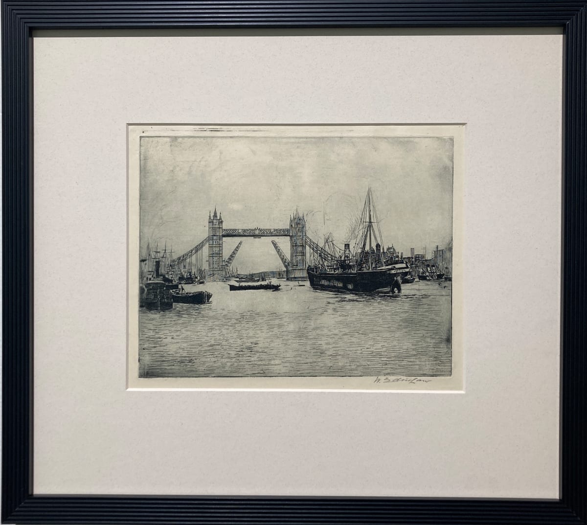 Tower Bridge by Watler Edwin Law (1865-1942) 