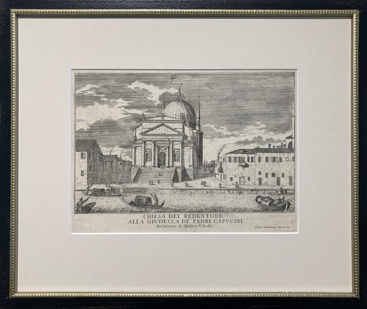Chiesa Del Redentore Alla Givdecca De Pardi Capucini by Luca Carlevaris (1663-1730) 