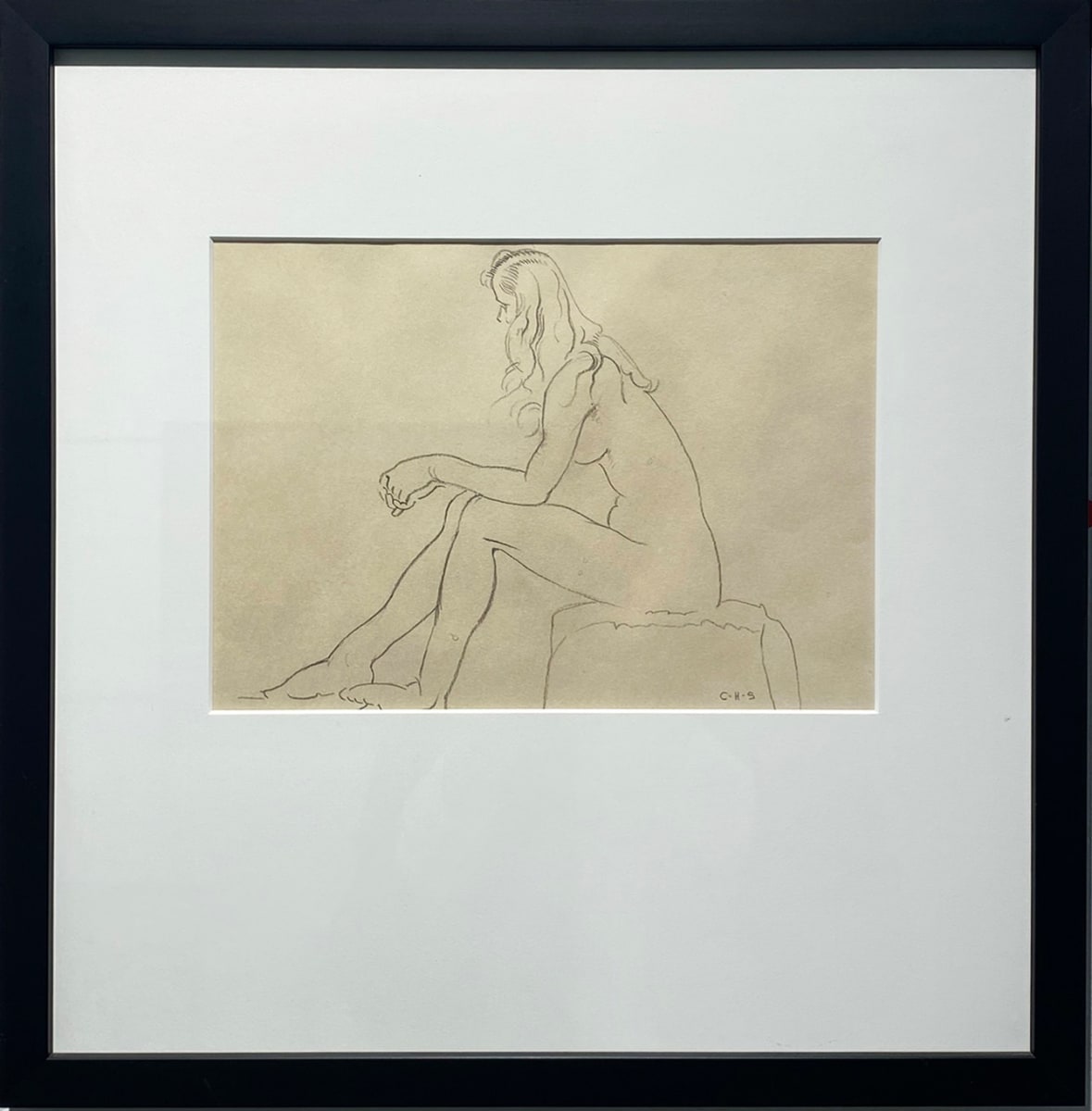 Sitting in the Sun by Charles H. Scott (1886-1964) 