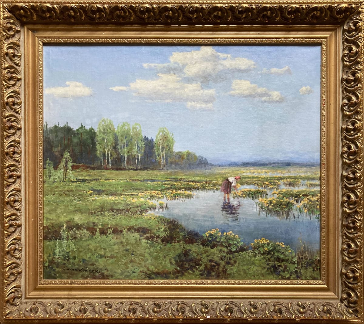 Picking Flowers in the Marsh by Wictor Korecki 