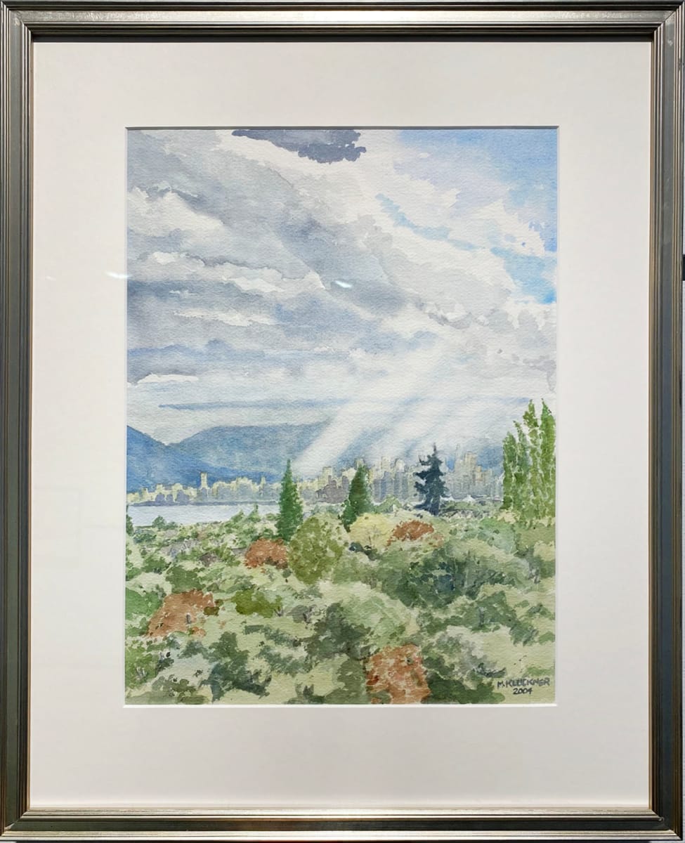 Rain and Wind Over West Point Grey by Michael Kluckner 