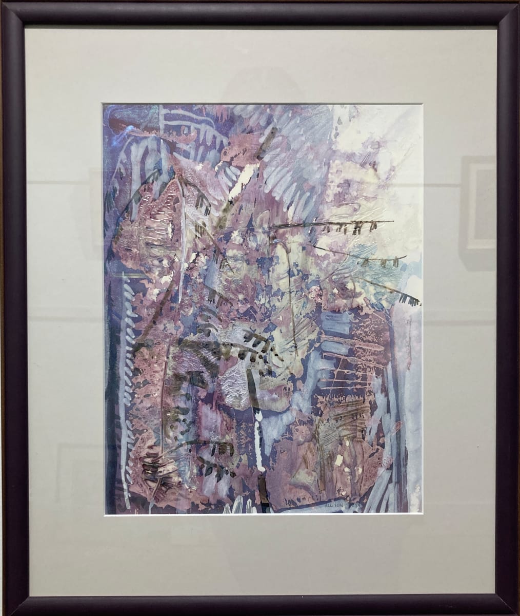 Abstract in Purple by Tony Allison 