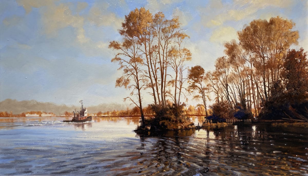 Autumn on the Fraser by John Horton (CSMA, FCA) 