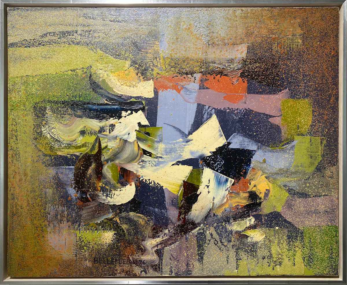 Jeux de Rubans by Leon Bellefleur (1910-2007) 