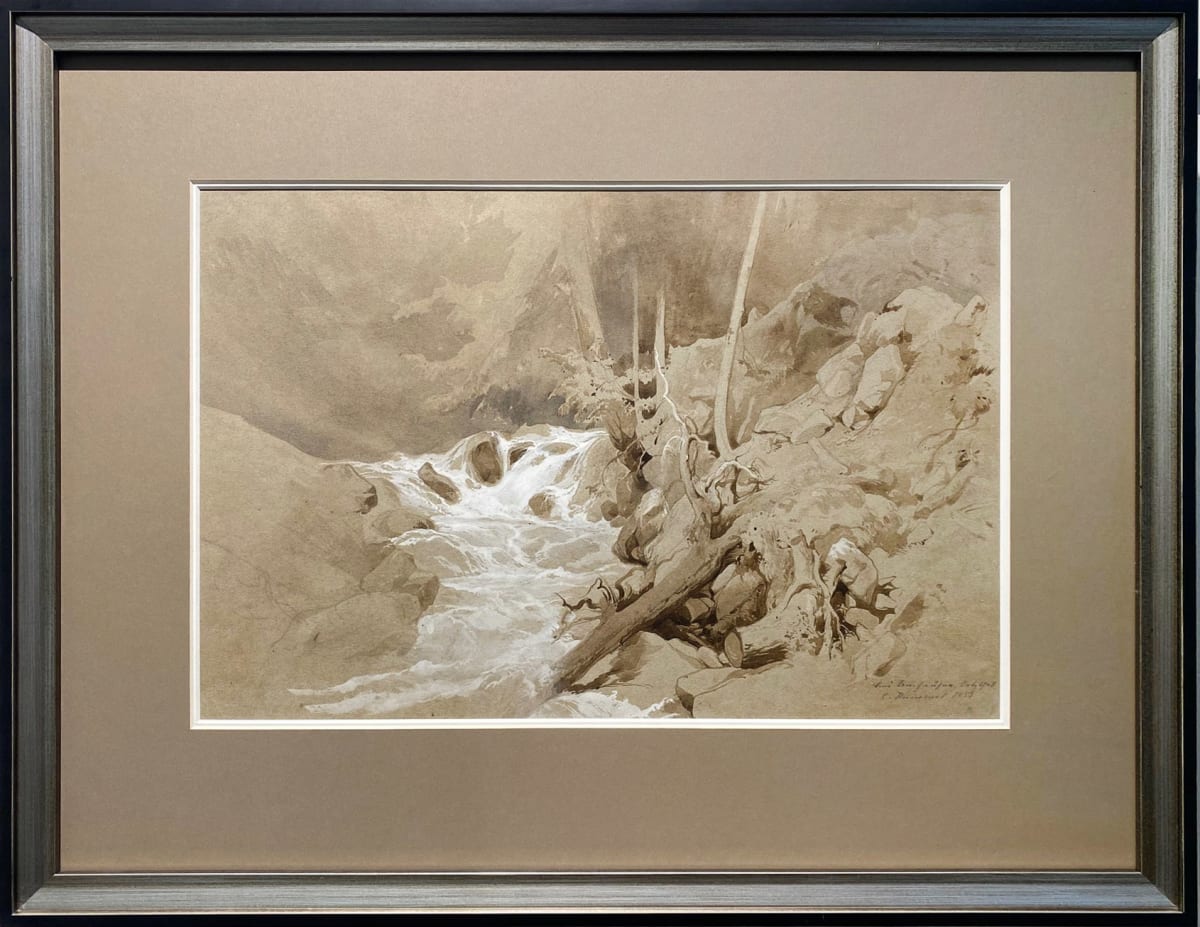 Untitled, Rapids by Carl Maria Nicolaus Hummel (1821-1907) 