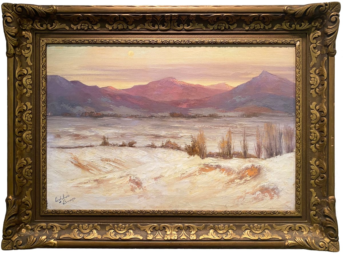 Untitled, Winter Landscape by Joseph Archibald BROWNE  (1862-1948) 