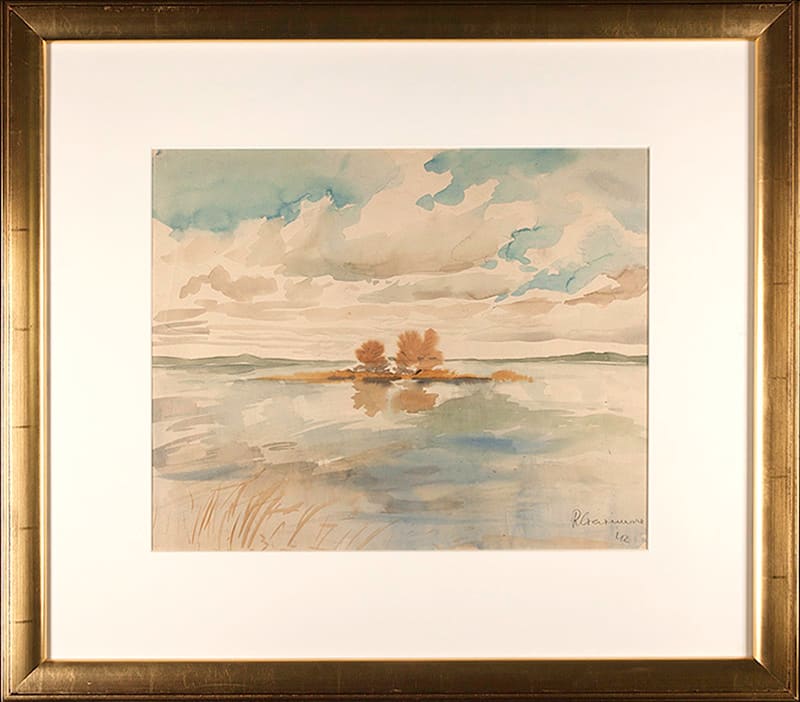 Landscape by Richard Ciccimarra (1924-1973) 