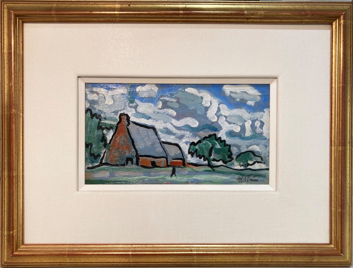 Maisons Laurentides by Marc-Aurèle Fortin (1888-1970) 