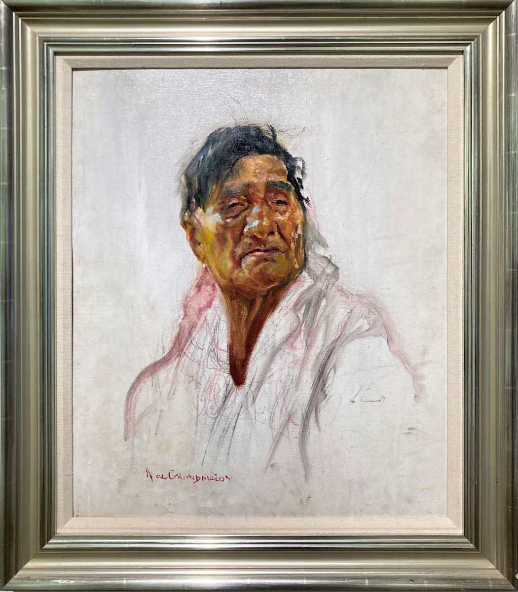 Portrait of a Chief by N. Raphael de Grandmaison (1892 -1978) 