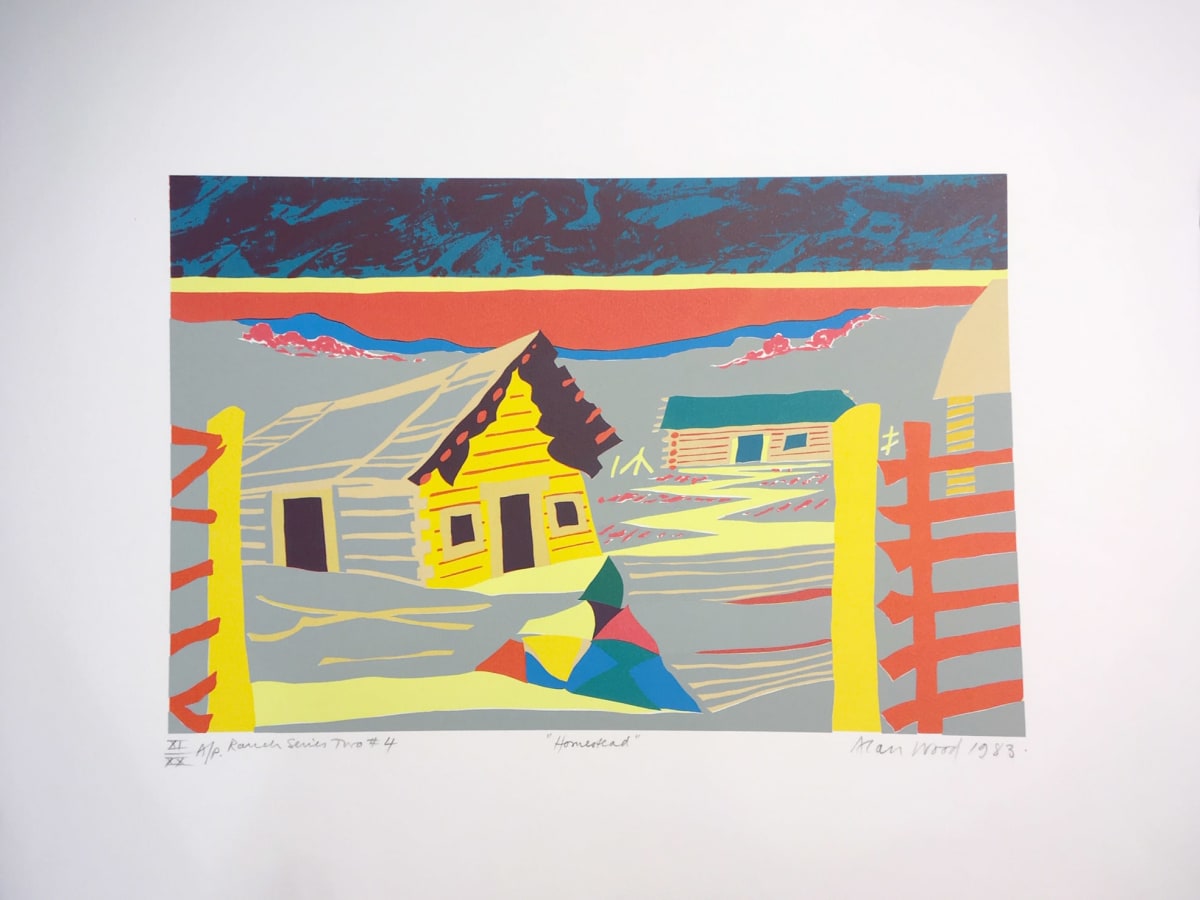 Ranch Series- Homestead by Alan Wood (1935-2017) 