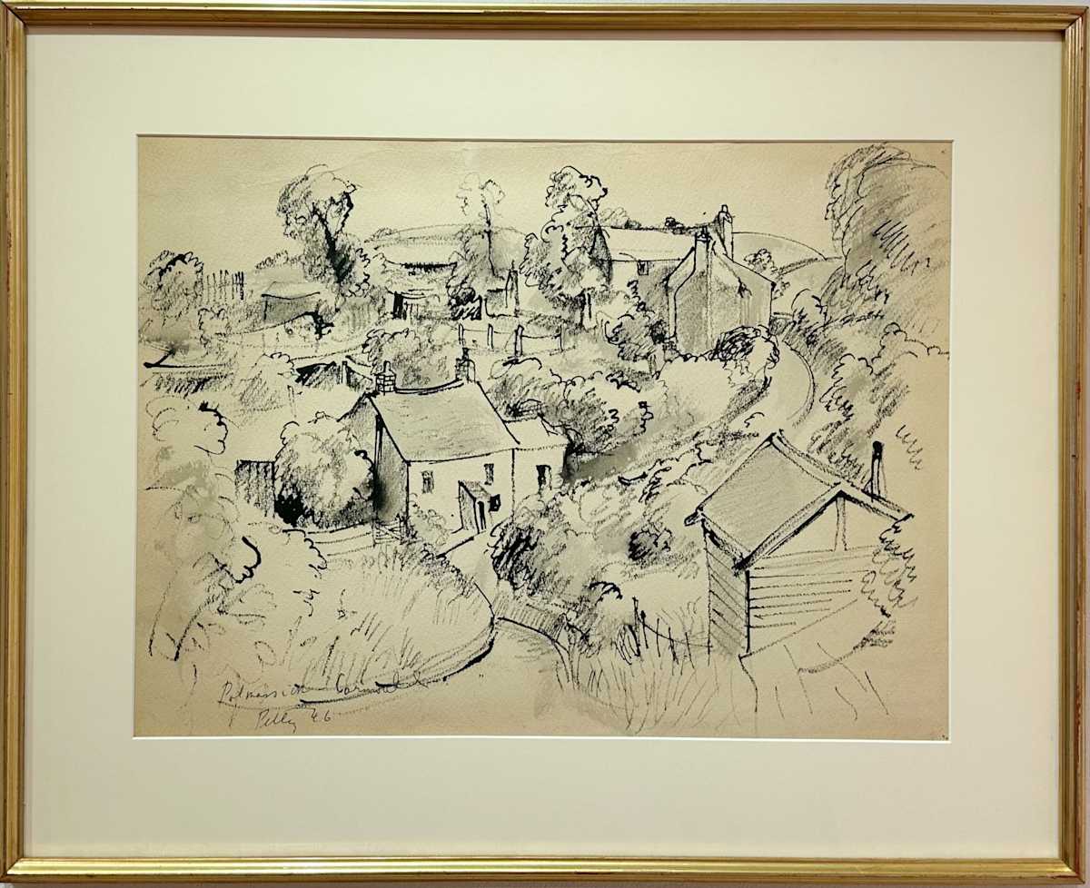 Polmaison Cornwall by Llewellyn Petley-Jones (1908-1986) 