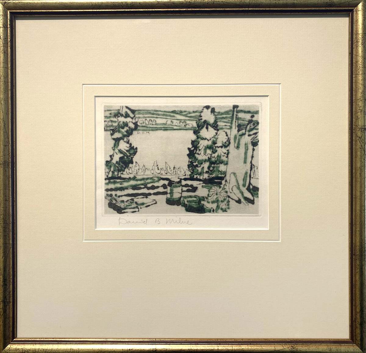 Painting Place (Hilltop) by David Brown Milne (1881 - 1953) 