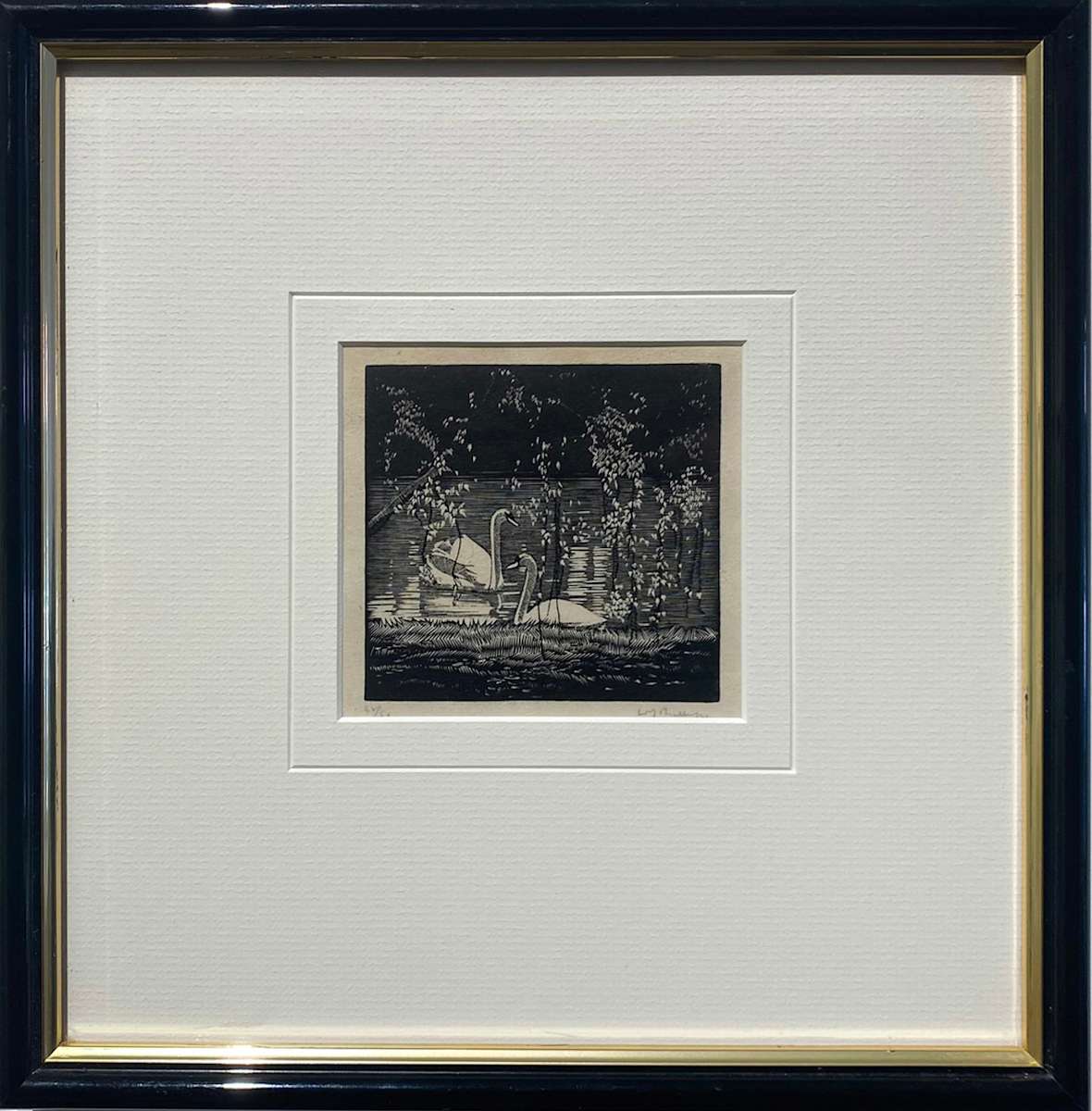 Swans by Walter J. Phillips (1884-1963) 