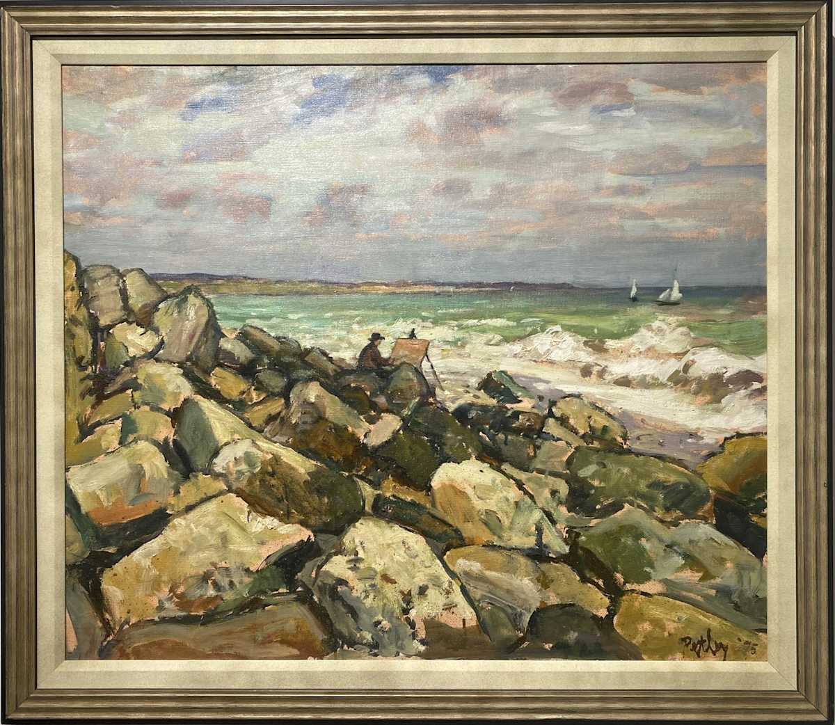 Lonely Coast by Llewellyn Petley-Jones (1908-1986) 