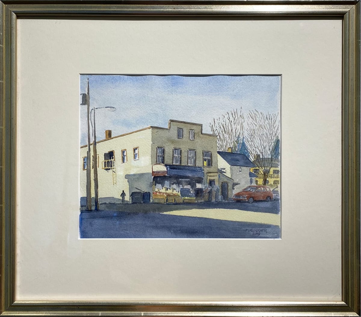 Winter Day, Templeton Grocery by Michael Kluckner 