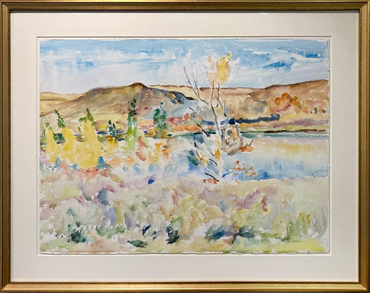Mountain  Landscape by Dorothy Elsie Knowles (1927 - 2023) 