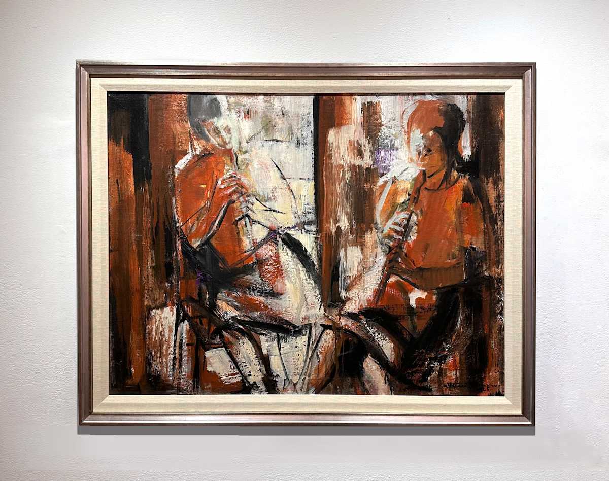 Les Musiciens by Henri Leopold Masson (1907-1996) 