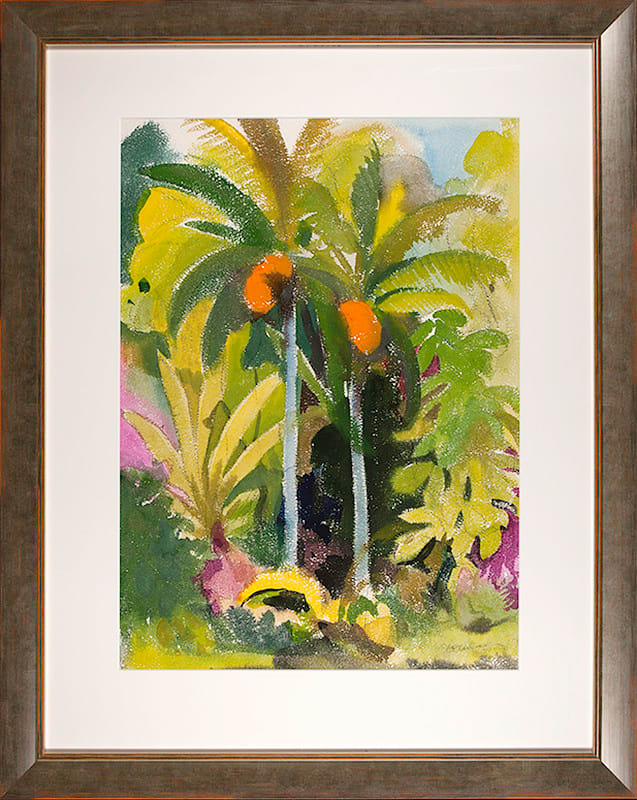 Coco Trees by Richard Ciccimarra (1924-1973) 