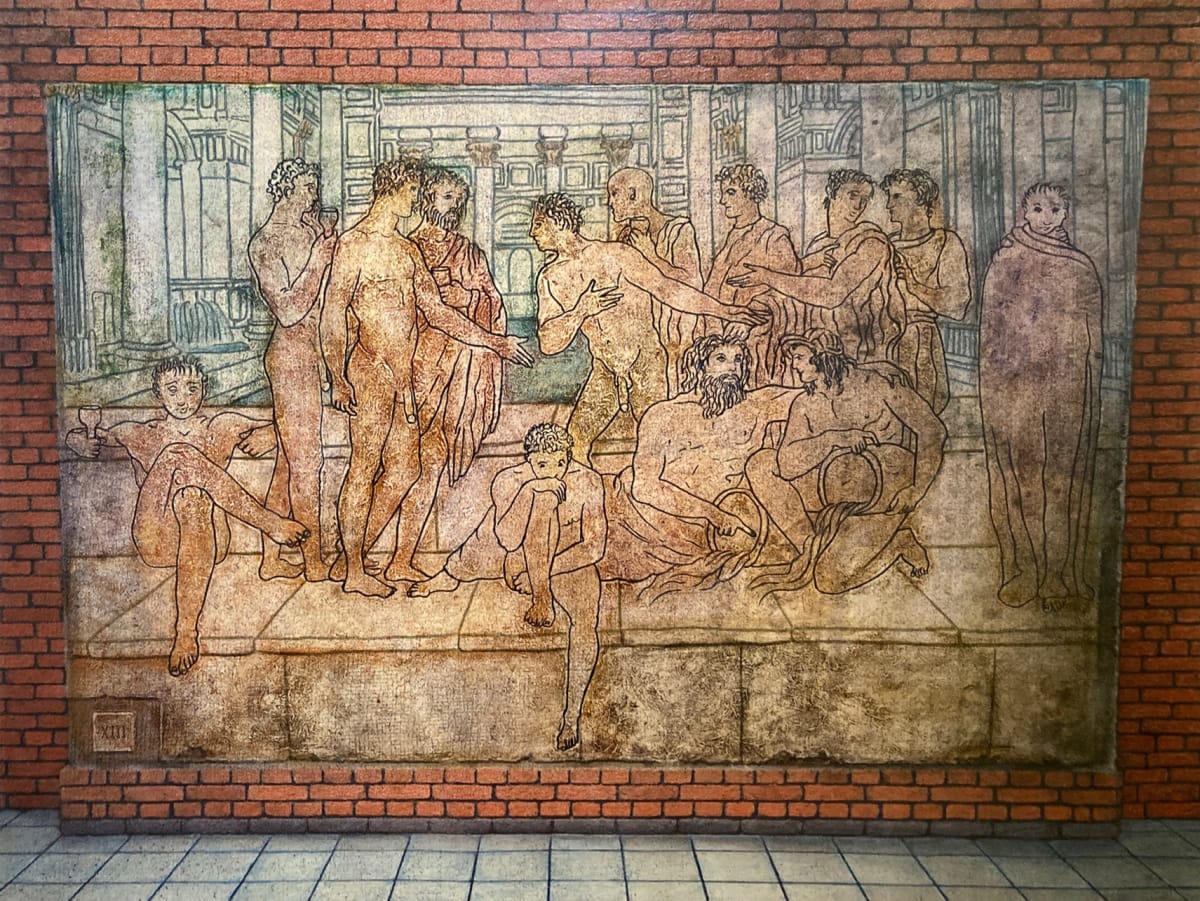 At the Baths by Duncan Regehr 