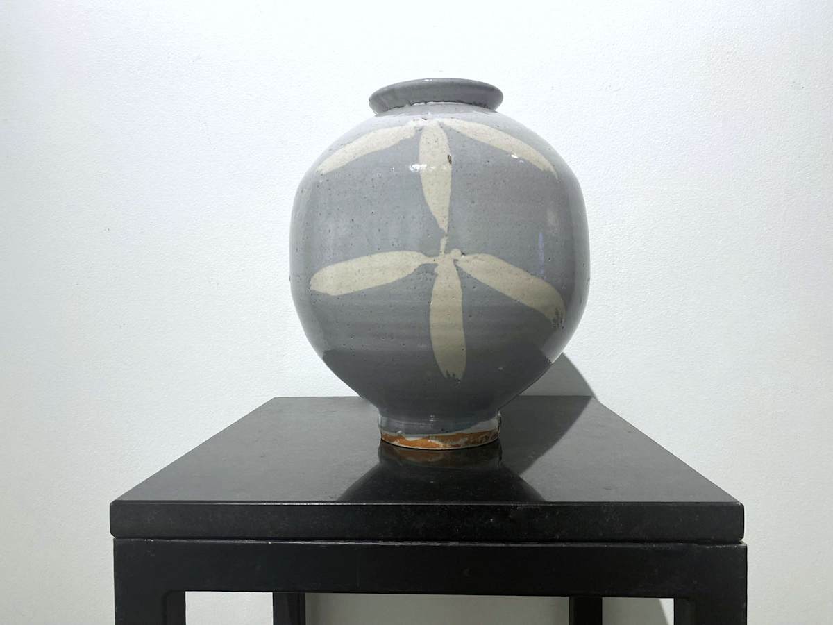 Glazed Ceramic Vase by Wayne Ngan (1941 - 2020) 