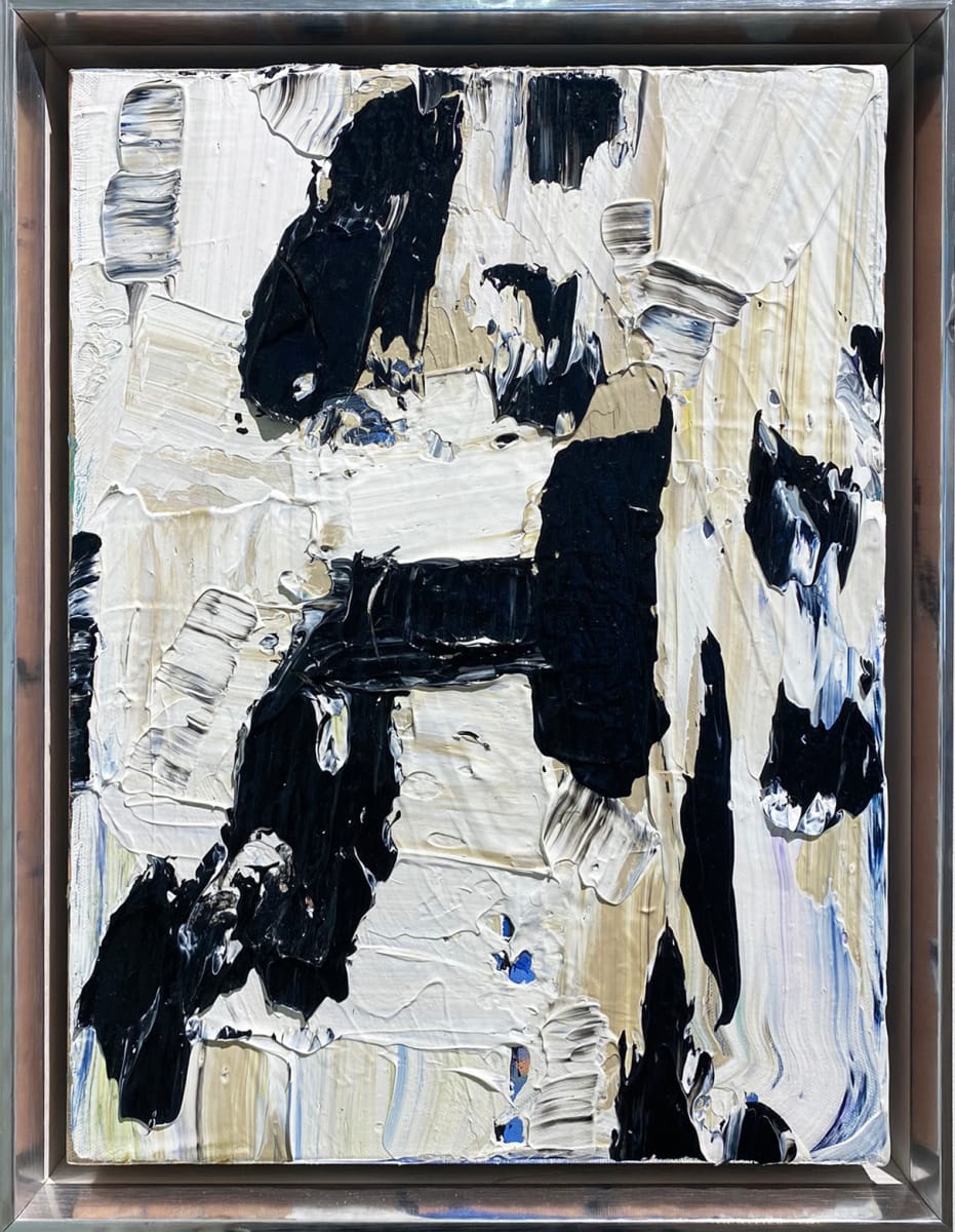 Impasto with White and Black I by Matt Petley-Jones 