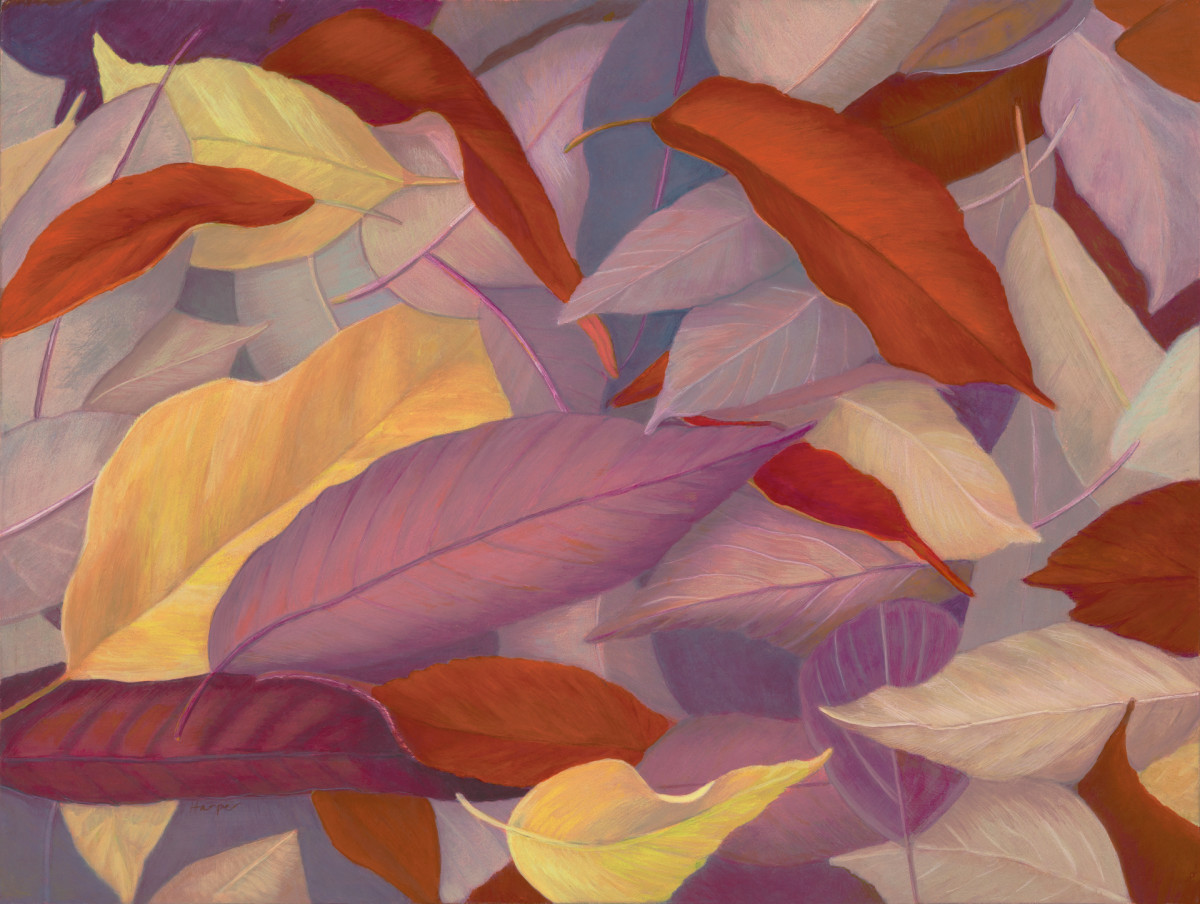 Autumn Leaves II by Nelia Harper 