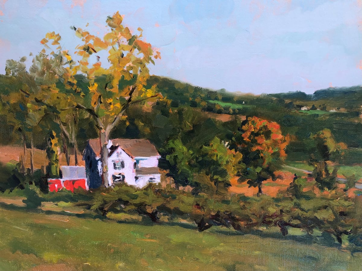 October Morning on Melick’s Farm by Laurie Maher 