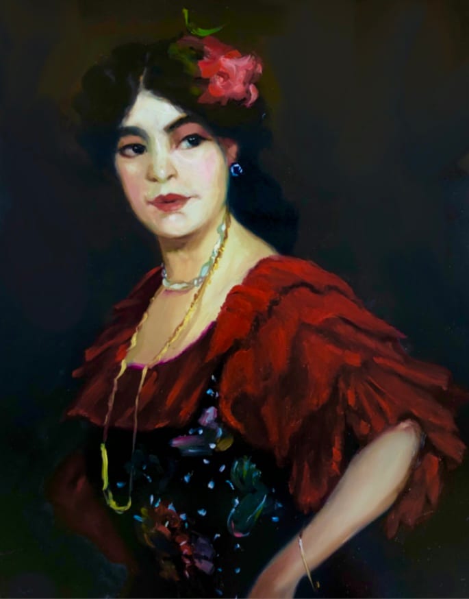 After Robert Henri, Manolita Marequis by Laurie Maher 