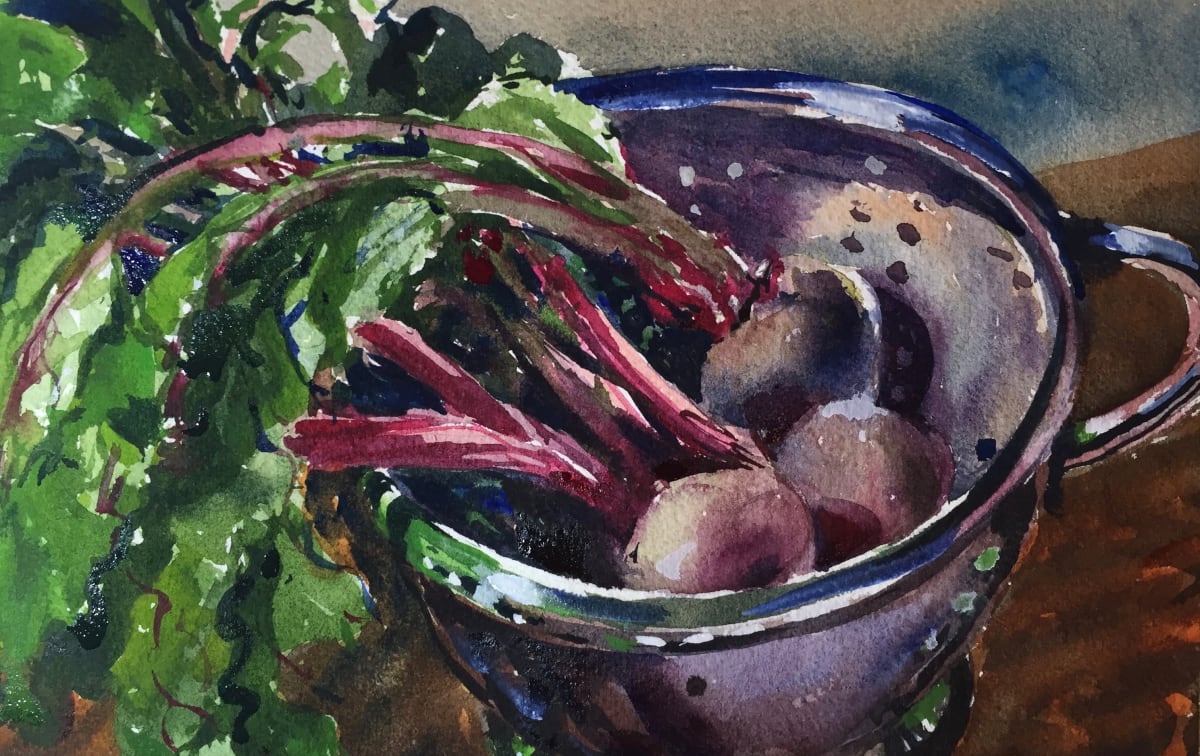 Beets In Colander, Image 1.