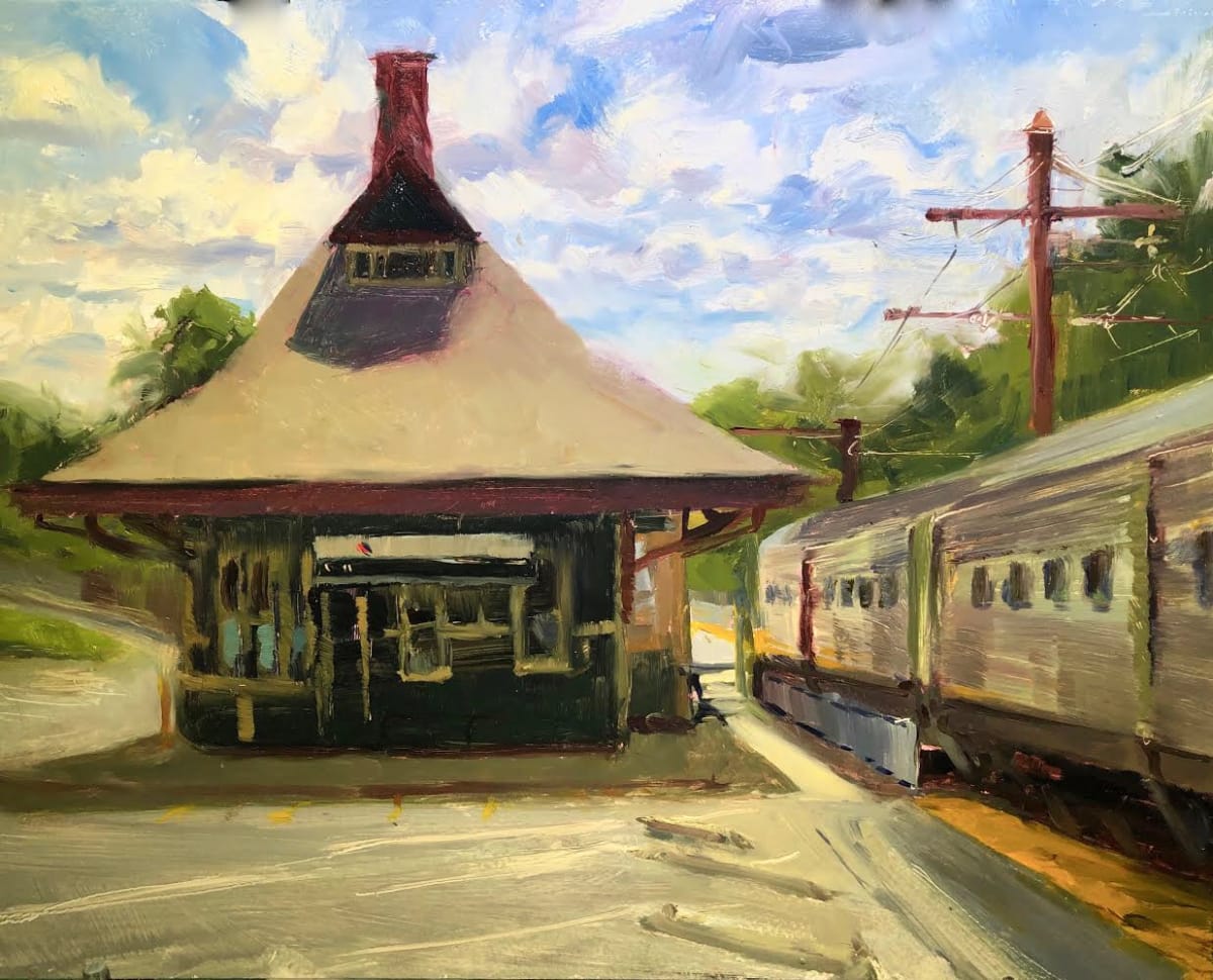 Gladstone Train Station by Laurie Maher 