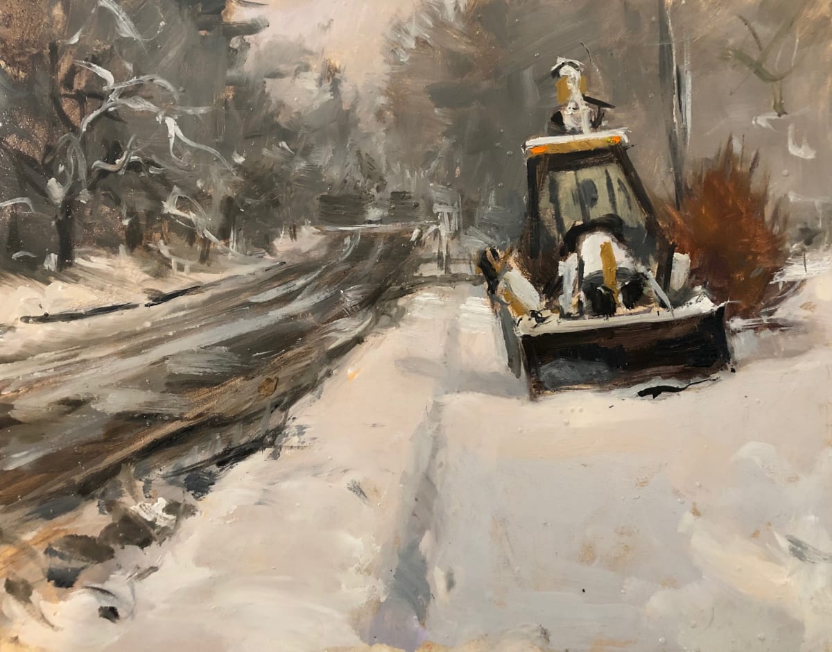 Washington Avenue, Snowstorm, Image 1.