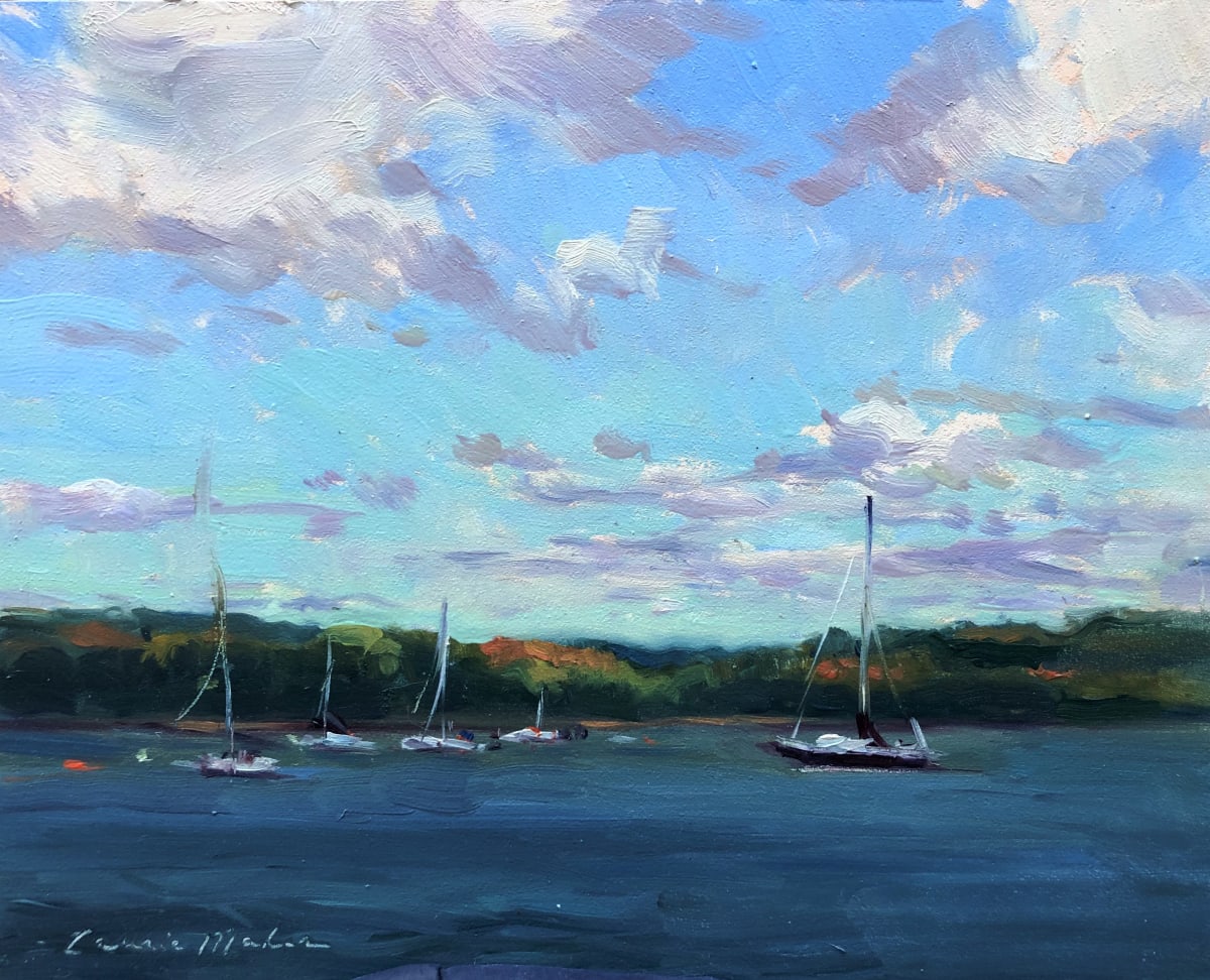 View of the Hudson by Laurie Maher 