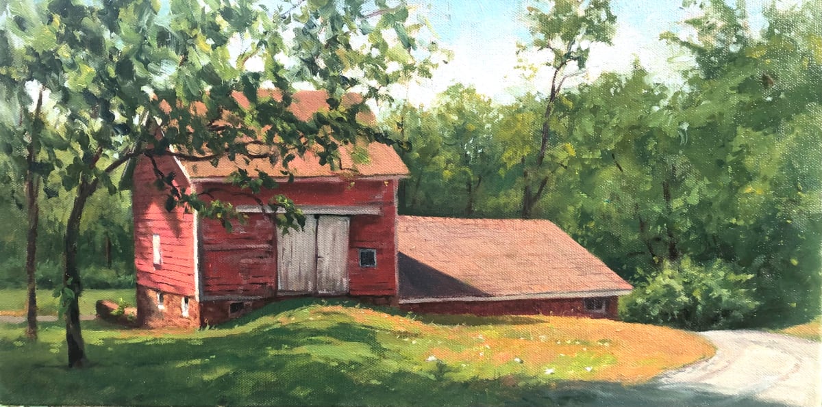 Barn in Far Hills by Laurie Maher 
