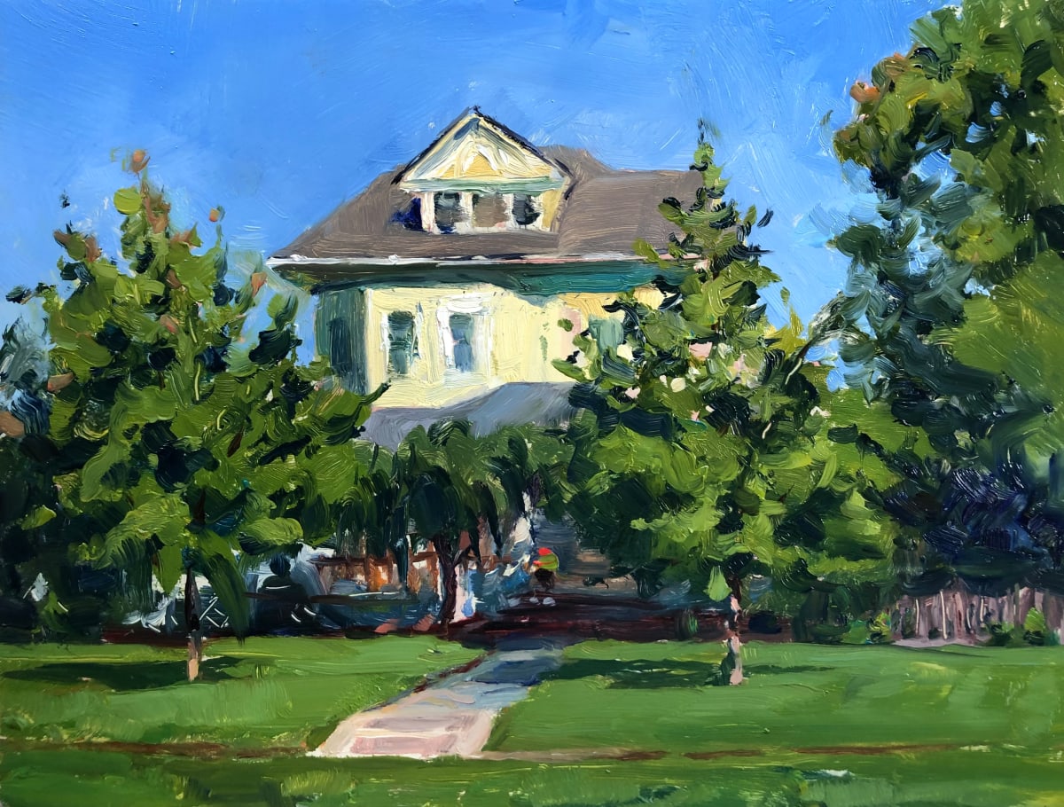 House on Olcott Avenue by Laurie Maher 