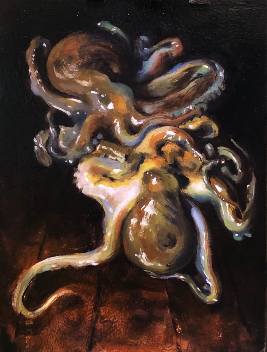 Two Octopi-After John Singer Sargent 