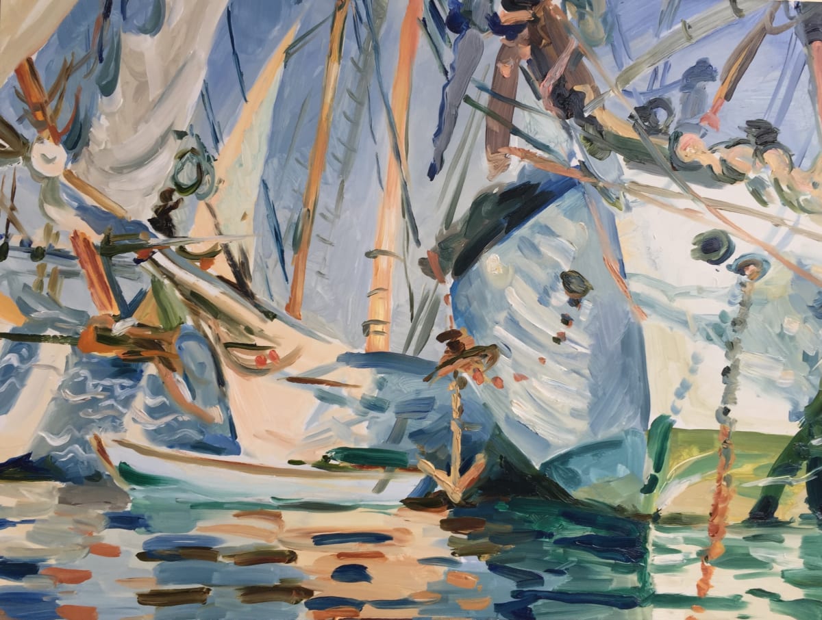 White Ships-After John Singer Sargent, Image 1.