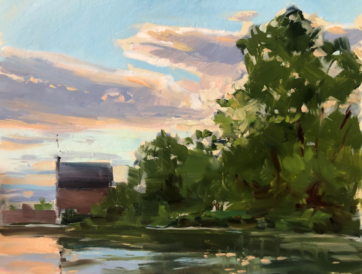 Sunset at Michael J. Nervine Memorial Park, Bernardsville NJ 