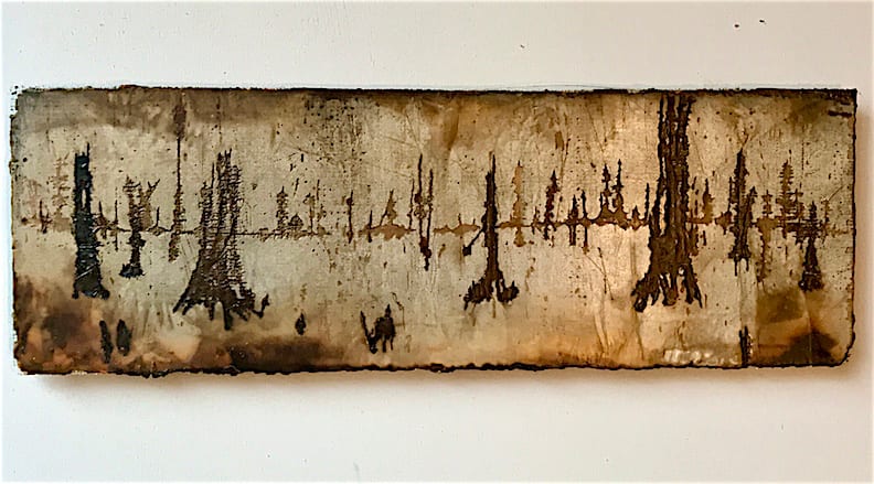 Landscape Encaustic (After Passchendaele), Image 1.