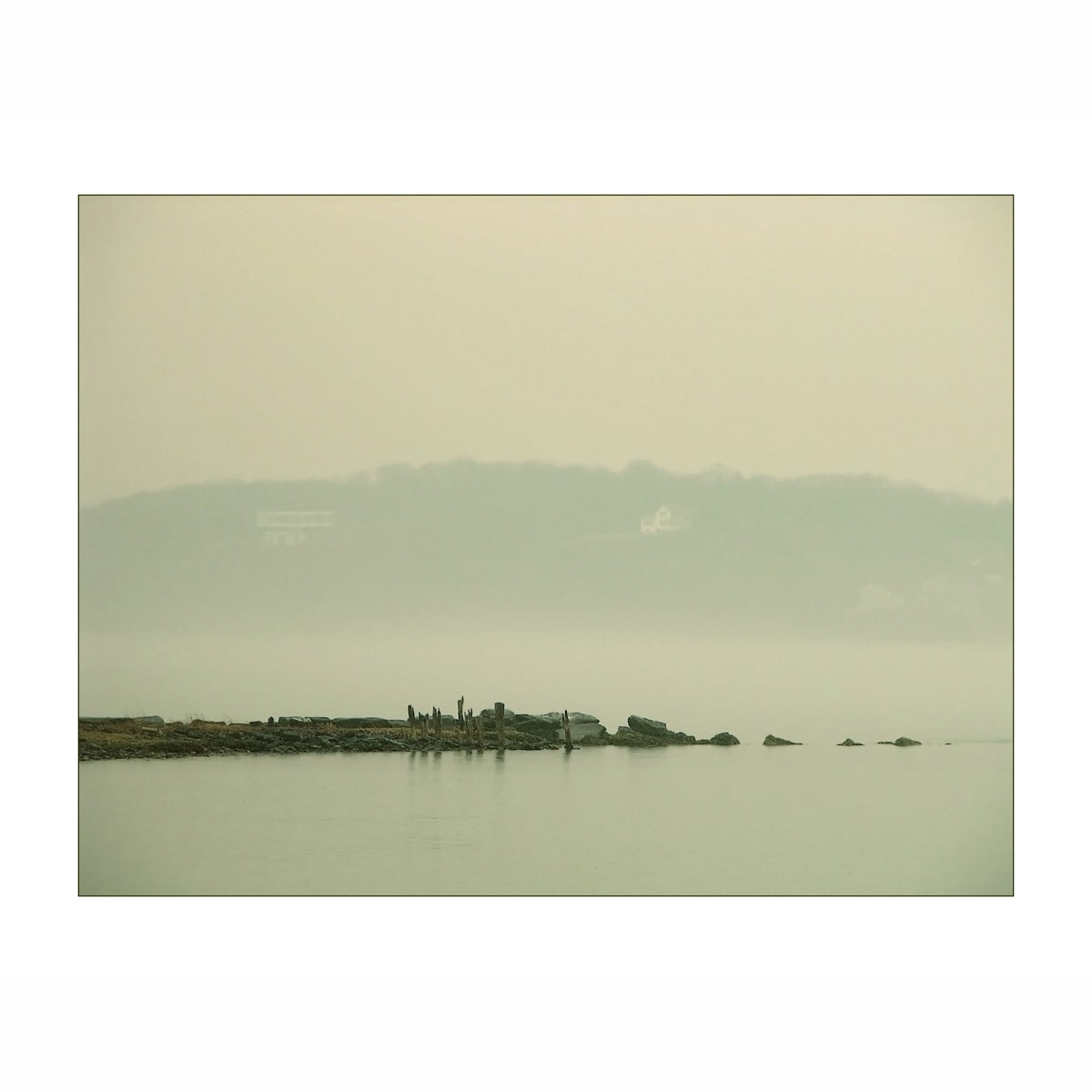 Sage Jetty Fog - Greenport NY by Don Leverich 