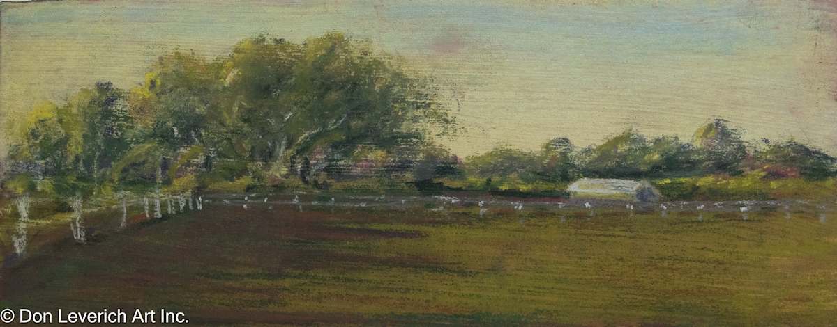 Long and Low by Don Leverich  Image: Horizontal farm image.