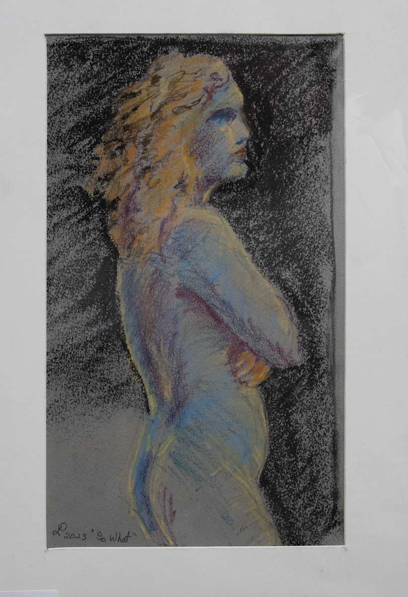 So What by Don Leverich  Image: Defiant, figure challenging