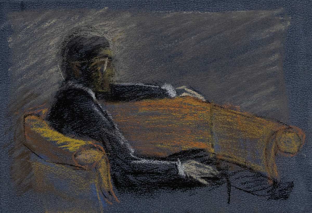 Dapper by Don Leverich  Image: A couch and tails waiting for his date,