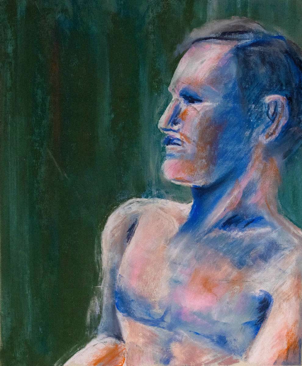 Cool Diagonal by Don Leverich  Image: Cool blue shapes.