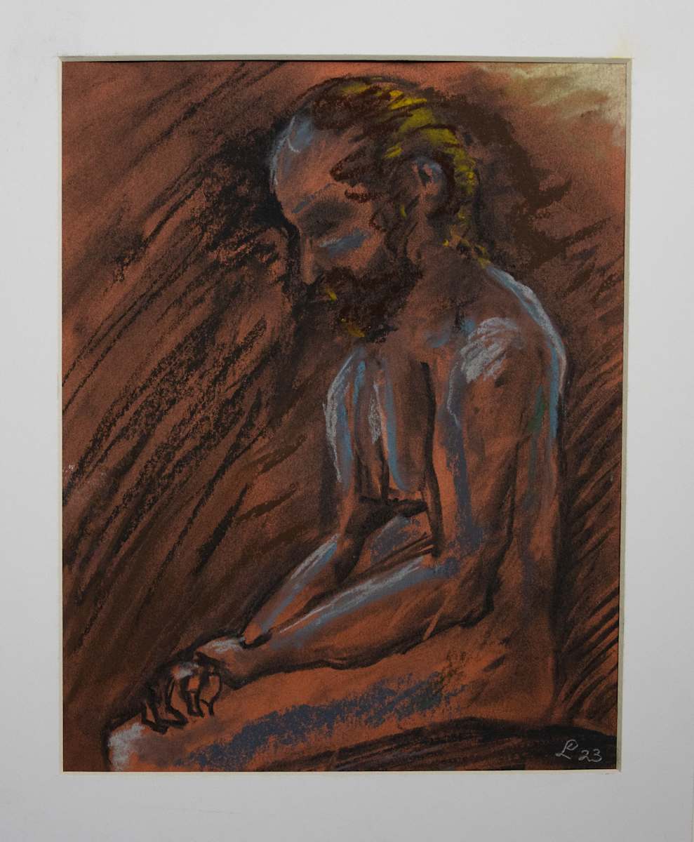 Oh Dear by Don Leverich  Image: Somber introspection.