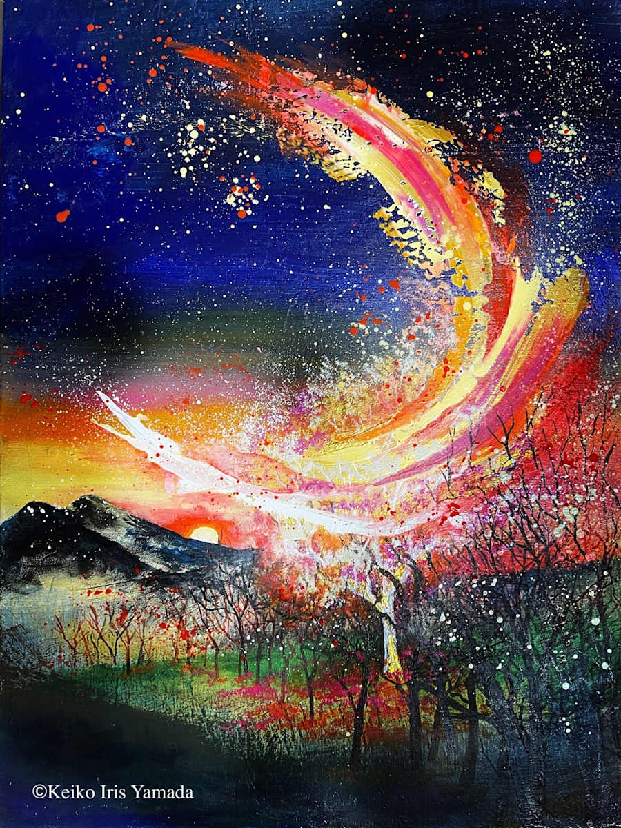 暁 by Keiko  Iris  Yamada  Image: Luke 6:22, 23