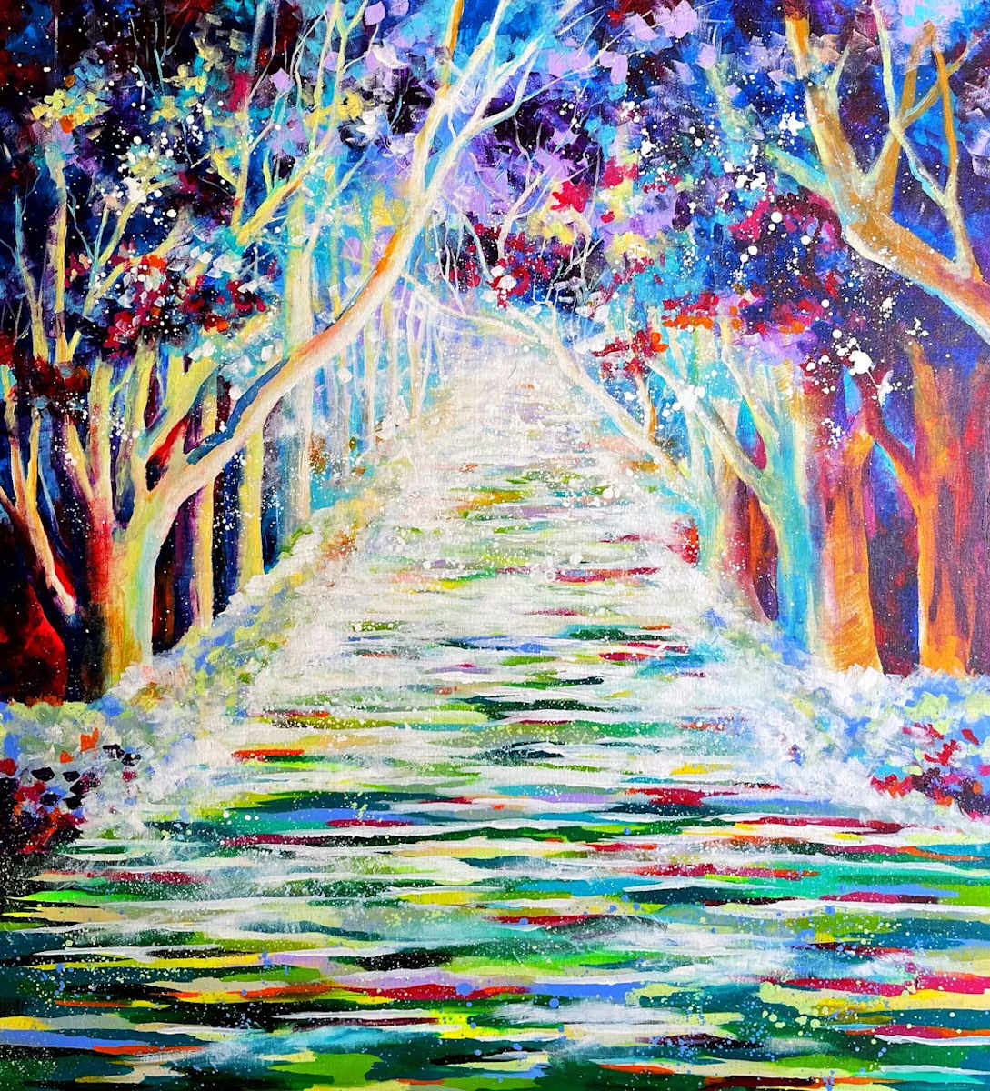 Satisfied /迷いなき道 by Keiko  Iris  Yamada  Image: John 16:13a