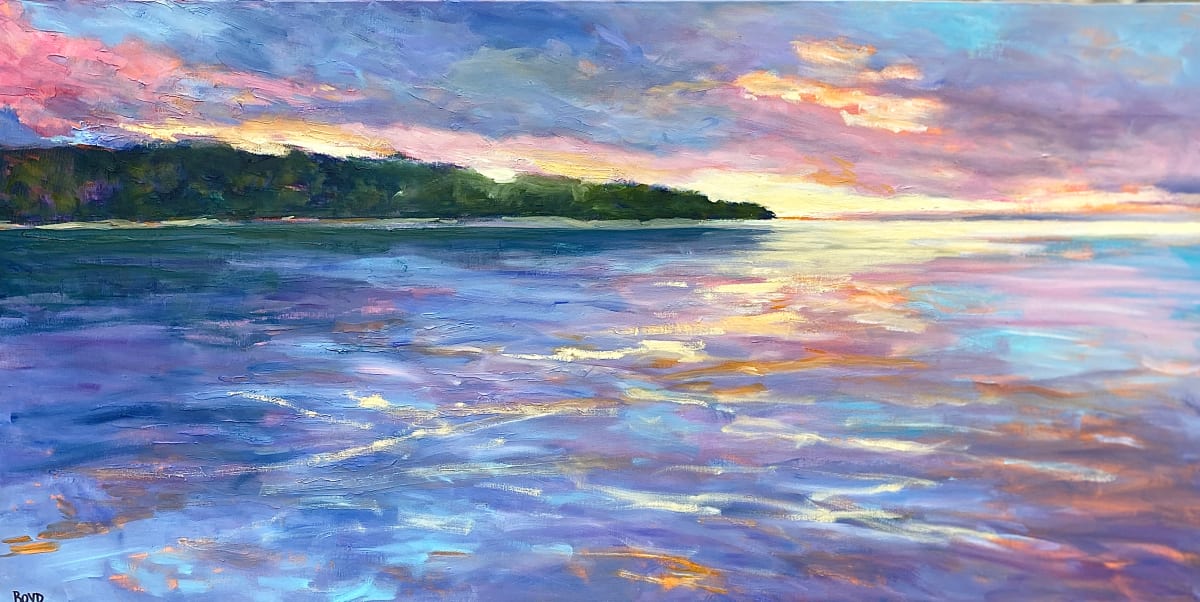 Sunset At Low Island by Cathy Boyd Fine Art 