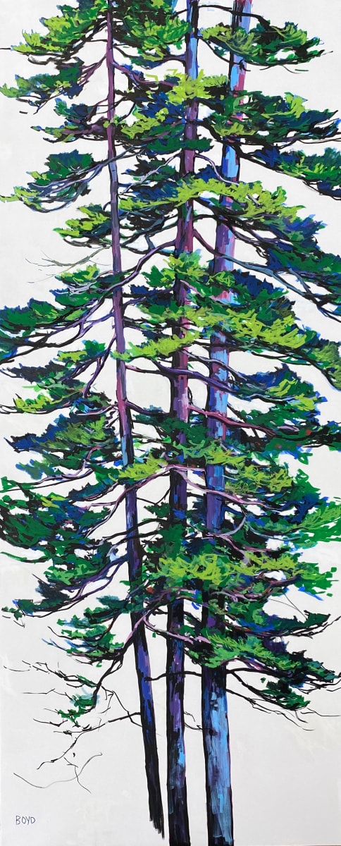 Three Pines by Cathy Boyd Fine Art 