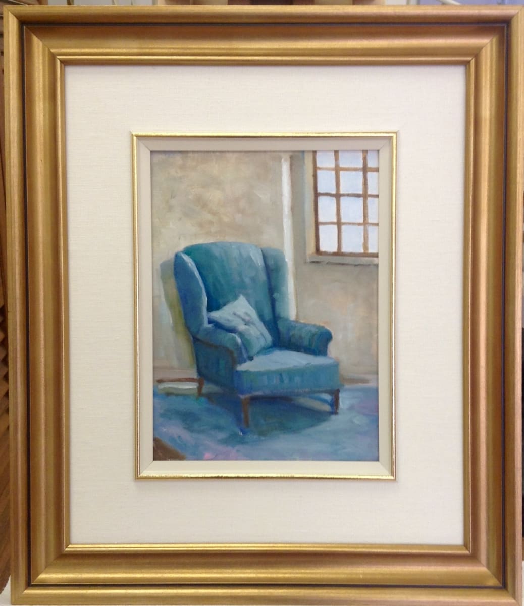 Blue Chair by Cathy Boyd Fine Art 